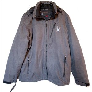 Grey Spyder Men’s Shell Thinsulate Jacket